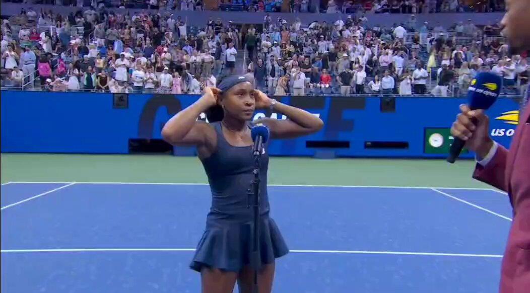 Gauff powers her way into the Quarterfinals 💪