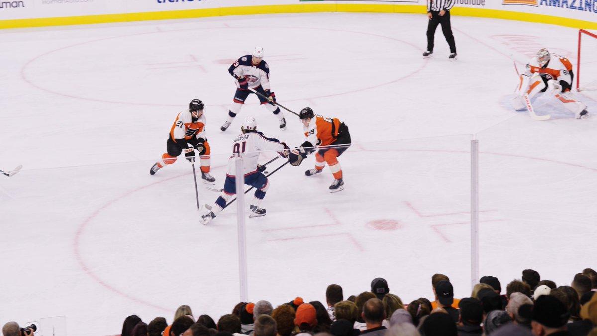 Blue Jackets vs. Flyers
