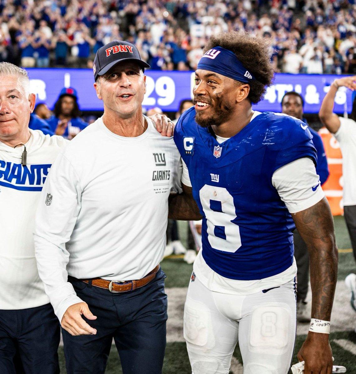 Harbaugh got G-men back on track 🚂